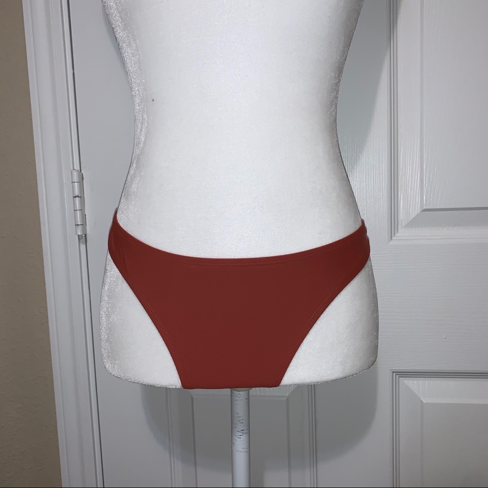 Aerie Orange Cheeky Bikini Bottoms